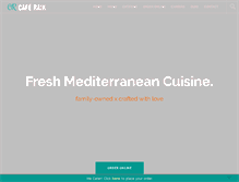 Tablet Screenshot of caferaik.com